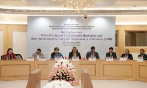 Review meeting on White Revolution 2.0 and AHD Sector Scheme